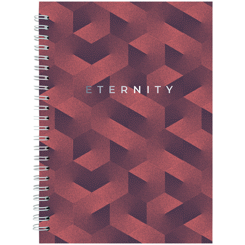 Блокнот на спирали Axent 8032-25-A, A5, 96 листов, клетка, твердая