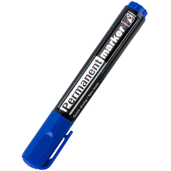 Маркер Axent Delta Permanent D2605-02, 2 мм, круглий, синій