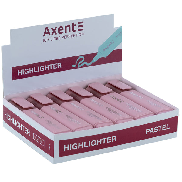 Маркер Axent Highlighter 2537-36-A, 1-5 мм, клиноподібний, пастель лавандовий