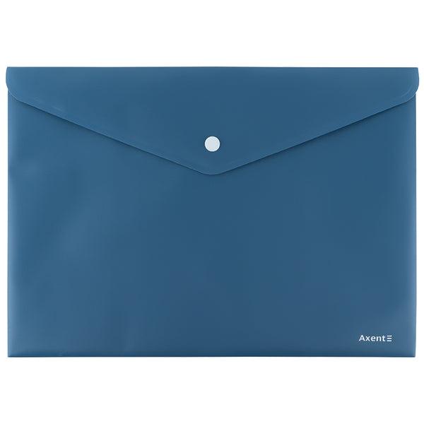 Папка на кнопке Axent Earth colors 1412-05-A, А4, синий