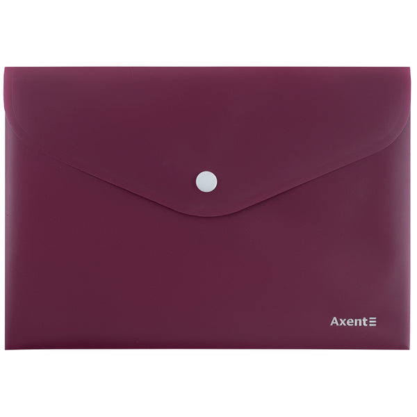 Папка на кнопці Axent Earth colors 1522-31-A, А5, бордо