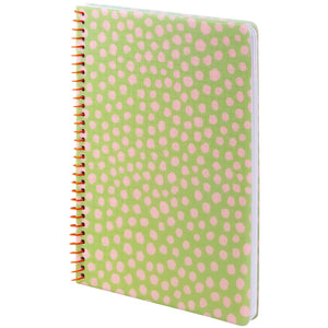 Блокнот на спiралi Axent 8462-1-A, А5, 80 аркушів, клітинка, пластикова обкладинка, салатовий