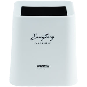 Настільний контейнер для сміття Axent 2132-21-A, квадратний, білий