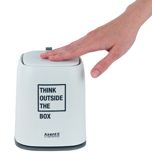 Настільний контейнер для сміття Axent 2133-21-A, прямокутний, білий