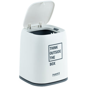 Настільний контейнер для сміття Axent 2133-21-A, прямокутний, білий