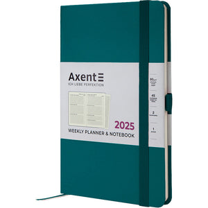 Щотижневик 2025 Axent Partner Strong 8505-25-31-A, 125x195 мм, малахітовий