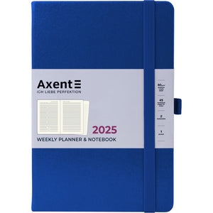 Щотижневик 2025 Axent Prime Strong 8507-25-38-A, 145x210 мм, класичний синій