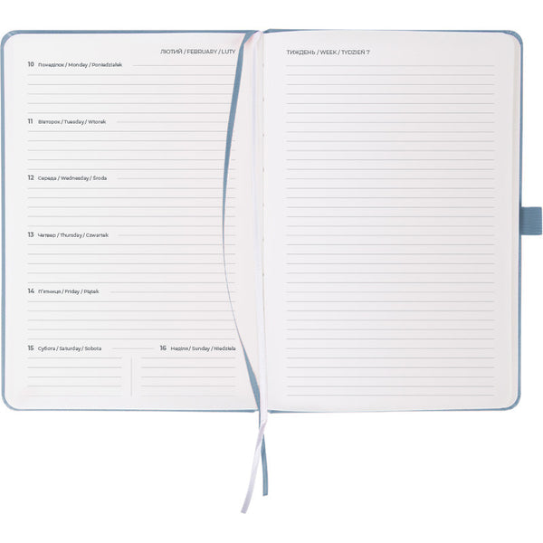 Щотижневик 2025 Axent Prime Strong 8507-25-62-A, 145x210 мм, сірий