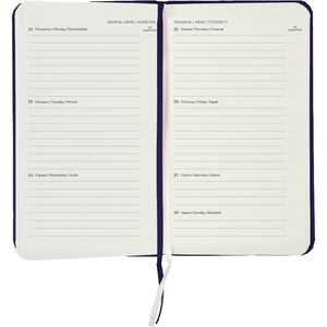 Еженедельник 2025 Axent Pocket Strong 8508-25-02-A, 90x150 мм, синий