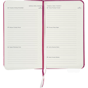 Щотижневик 2025 Axent Pocket Strong 8508-25-46-A, 90x150 мм, винний