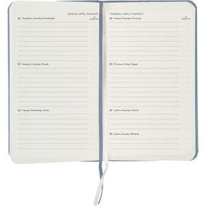 Еженедельник 2025 Axent Pocket Strong 8508-25-62-A, 90x150 мм, серый