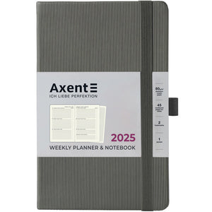 Щотижневик 2025 Axent Partner Lines 8515-25-03-A, 125x195 мм, сірий