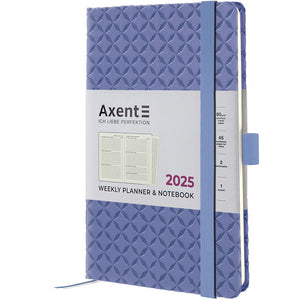Еженедельник 2025 Axent Partner Gently 8522-25-02-A, 125x195 мм, сиреневый