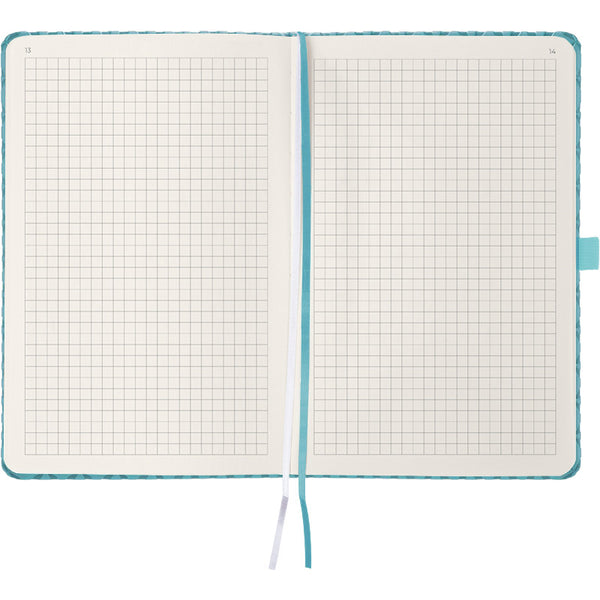 Еженедельник 2025 Axent Partner Gently 8522-25-04-A, 125x195 мм, синяя вода