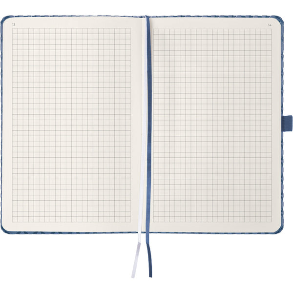 Еженедельник 2025 Axent Partner Gently 8522-25-05-A, 125x195 мм, темное море