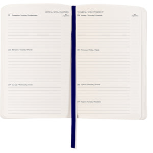 Щотижневик 2025 Axent Partner City Soft 8521-25-02-A, 125x195 мм, синій