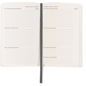 Щотижневик 2025 Axent Partner City Soft 8521-25-06-A, 125x195 мм, сірий