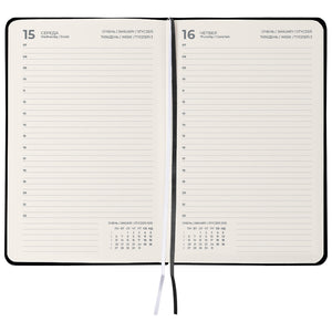 Ежедневник 2025 Axent Partner Strong 8819-25-01-A, 145x210 мм, черный
