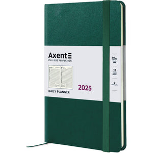 Ежедневник 2025 Axent Partner Strong 8819-25-61-A, 145x210 мм, зеленый лес