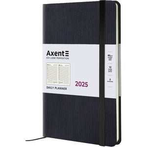 Щоденник 2025 Axent Partner Lines 8815-25-01-A, 145x210 мм, чорний