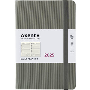 Ежедневник 2025 Axent Partner Lines 8815-25-03-A, 145x210 мм, серый