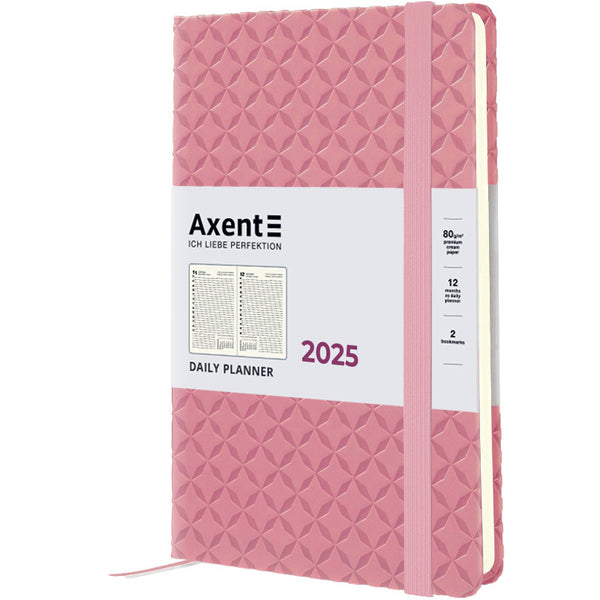 Ежедневник 2025 Axent Partner Gently 8822-25-01-A, 145x210 мм, светло-розовый