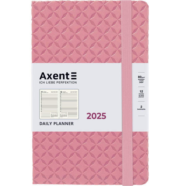 Ежедневник 2025 Axent Partner Gently 8822-25-01-A, 145x210 мм, светло-розовый