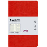 Ежедневник 2025 Axent Partner City Soft 8821-25-03-A, 145x210 мм, красный Ежедневник 2025 Axent Partner City Soft 8821-25-03-A, 145x210 мм, красный