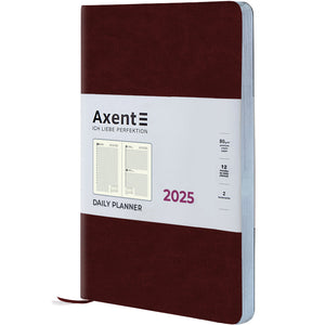 Щоденник 2025 Axent Partner City Soft 8821-25-05-A, 145x210 мм, коричневий