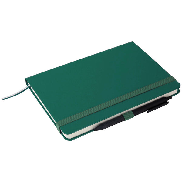 Книга записна Axent Partner 8201-61-A, 125x195 мм, 96 аркушів, клітинка, зелений ліс