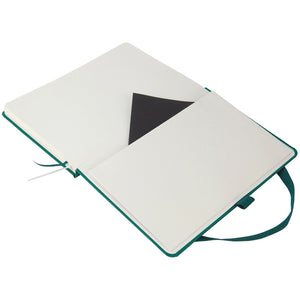 Книга записна Axent Partner 8201-61-A, 125x195 мм, 96 аркушів, клітинка, зелений ліс