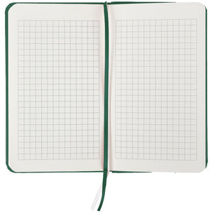 Книга записна Axent Partner 8301-61-A, 95x140 мм, 96 аркушів, клітинка, зелений ліс