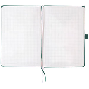 Книга записна Axent Partner Prime 8305-61-A, 145x210 мм, 96 аркушів, клітинка, зелений ліс