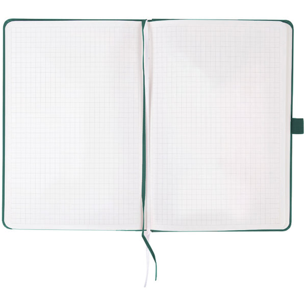 Книга записна Axent Partner Prime 8305-61-A, 145x210 мм, 96 аркушів, клітинка, зелений ліс