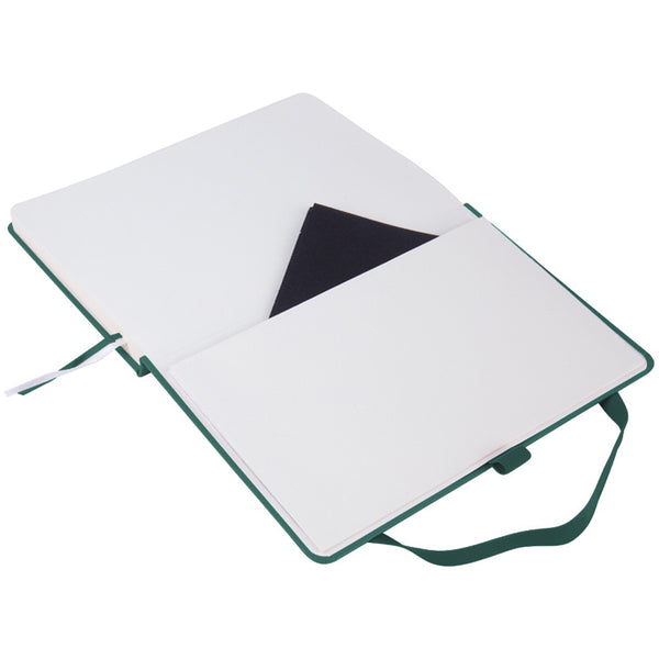 Книга записна Axent Partner Prime 8305-61-A, 145x210 мм, 96 аркушів, клітинка, зелений ліс