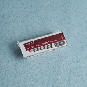 Бейдж акриловий на магніті Axent 4509-A, 60х25 мм