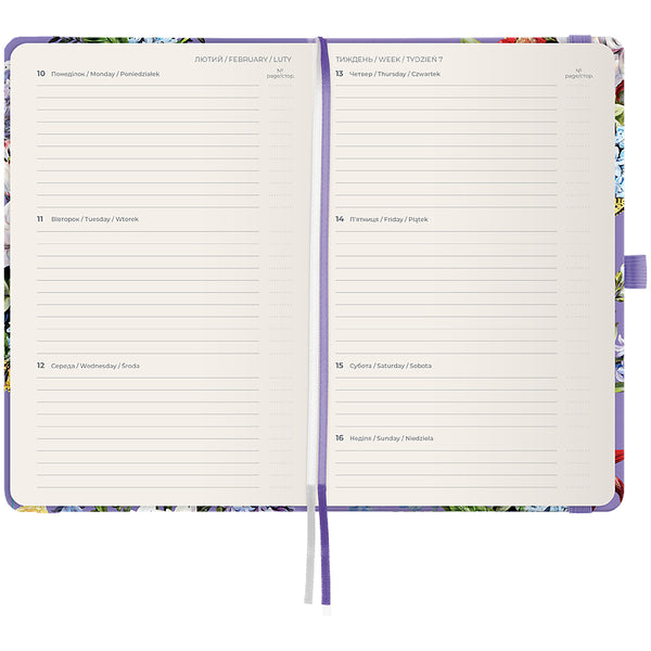 Еженедельник 2025 Axent Partner Olga Selyshcheva 8524-25-5-A-OS, 125x195 мм, Secret