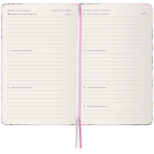 Щотижневик 2025 Axent Pocket Olga Selyshcheva 8525-25-6-A-OS, 90x150 мм, Summer