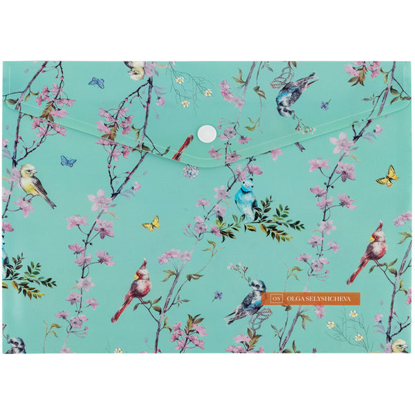 Папка на кнопке Axent Olga Selyshcheva, Spring 1495-33-A, А4+