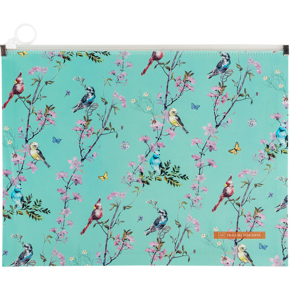Папка на блискавці zip-lock Axent Olga Selyshcheva, Spring 1497-33-A, А4+