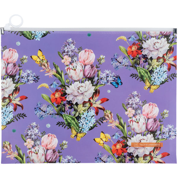 Папка на блискавці zip-lock Axent Olga Selyshcheva, Secret Garden 1497-35-A , А4+