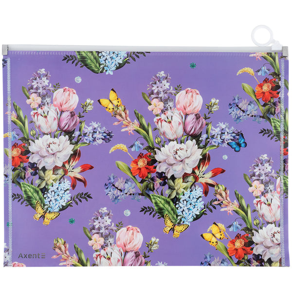 Папка на блискавці zip-lock Axent Olga Selyshcheva, Secret Garden 1497-35-A , А4+