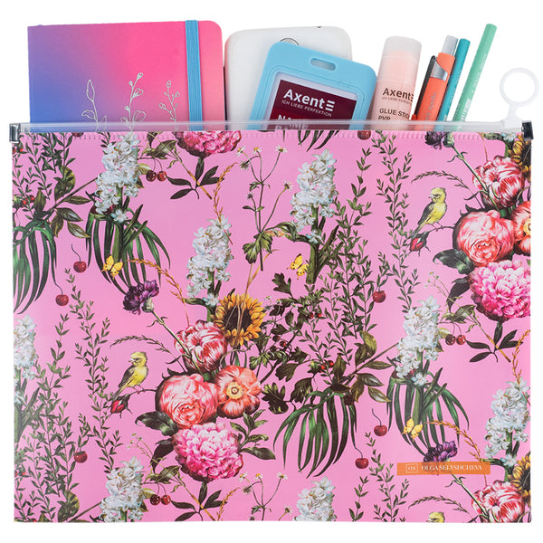 Папка на блискавці zip-lock Axent Olga Selyshcheva, Summer time 1497-34-A, А4+