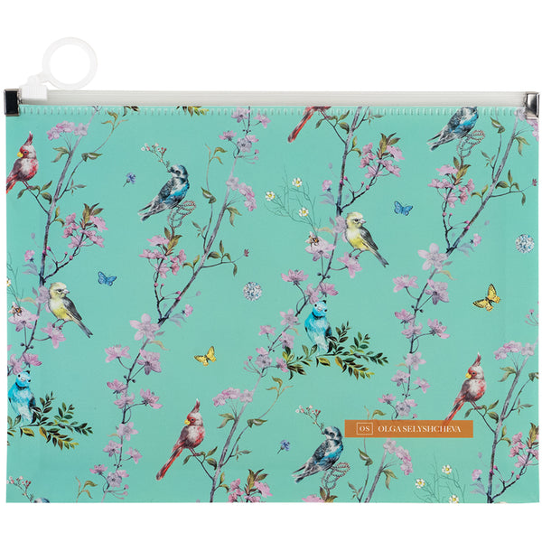 Папка на блискавці zip-lock Axent Olga Selyshcheva, Spring 1498-33-A, А5+