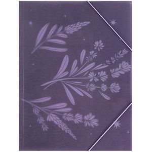 Папка на резинках Axent Lavender-1 1509-36-A, А4+