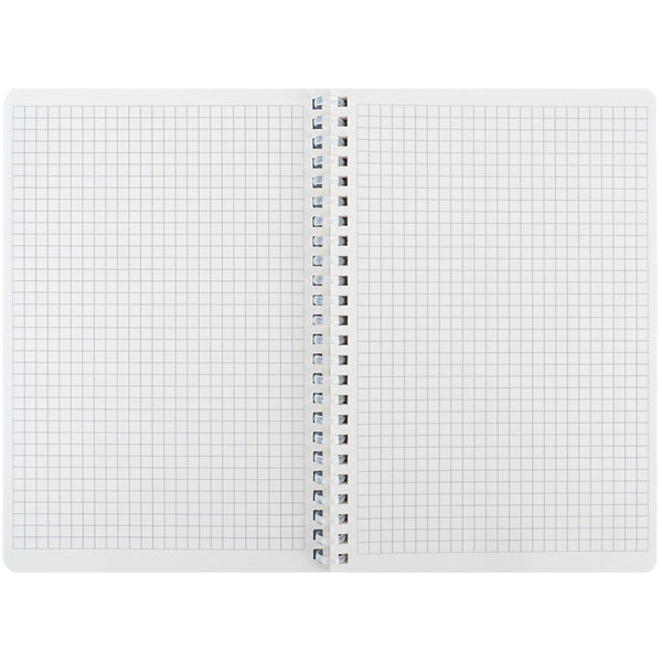 Блокнот на спiралi Axent Lavender 1 8033-1-A, А5, 80 аркушів, клітинка, пластикова обкладинка