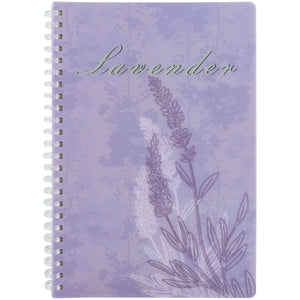 Блокнот на спiралi Axent Lavender 3 8033-3-A, А5, 80 аркушів, клітинка, пластикова обкладинка