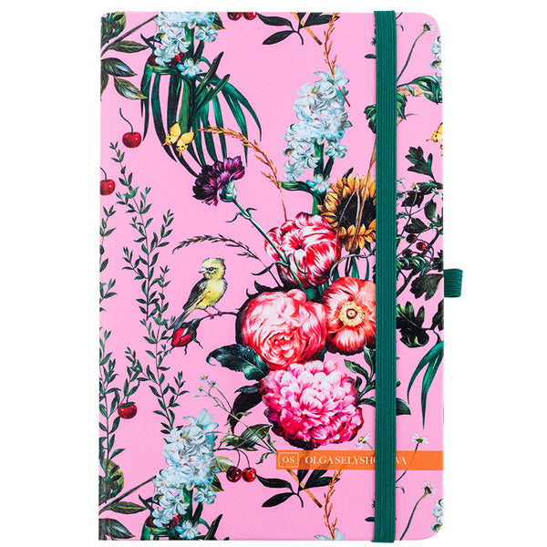 Книга записна Partner Olga Selyshcheva, Summer Time 8621-3-A-OS, 125x195 мм, 96 аркушів, клітинка