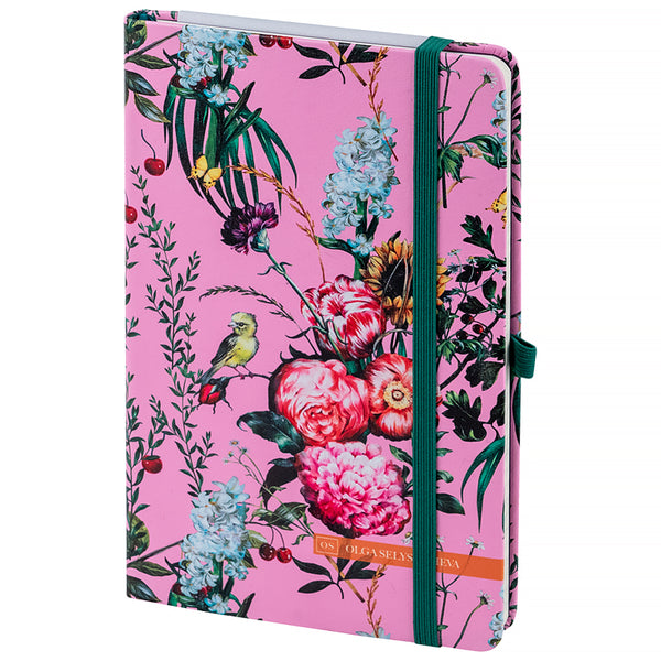 Книга записна Partner Olga Selyshcheva, Summer Time 8621-3-A-OS, 125x195 мм, 96 аркушів, клітинка