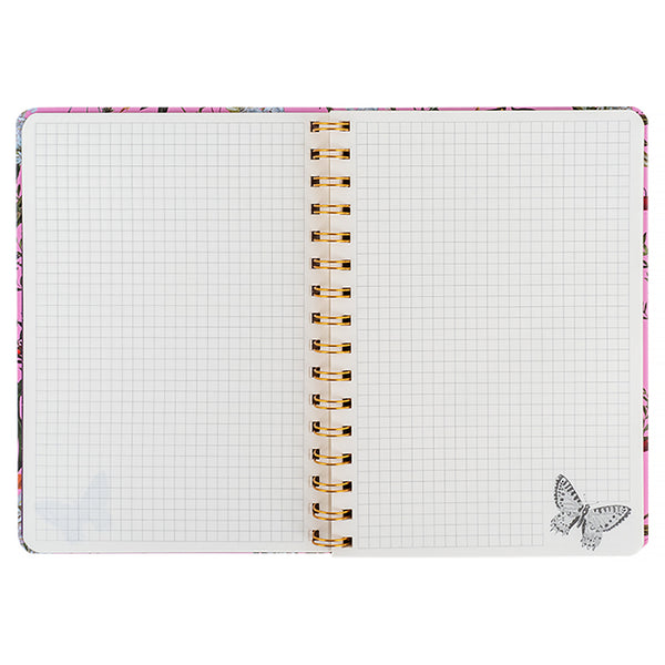 Блокнот на спiралi Axent Olga Selyshcheva, Summer 8470-3-A-OS, А5, 80 аркушів, клітинка, тверда обкладинка